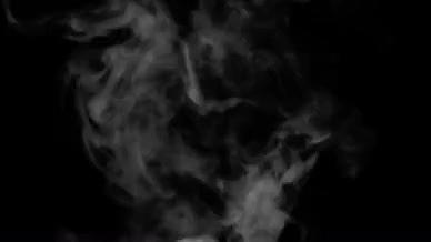 多组白色烟雾萦绕中国风叠加水墨特效素材视频的预览图